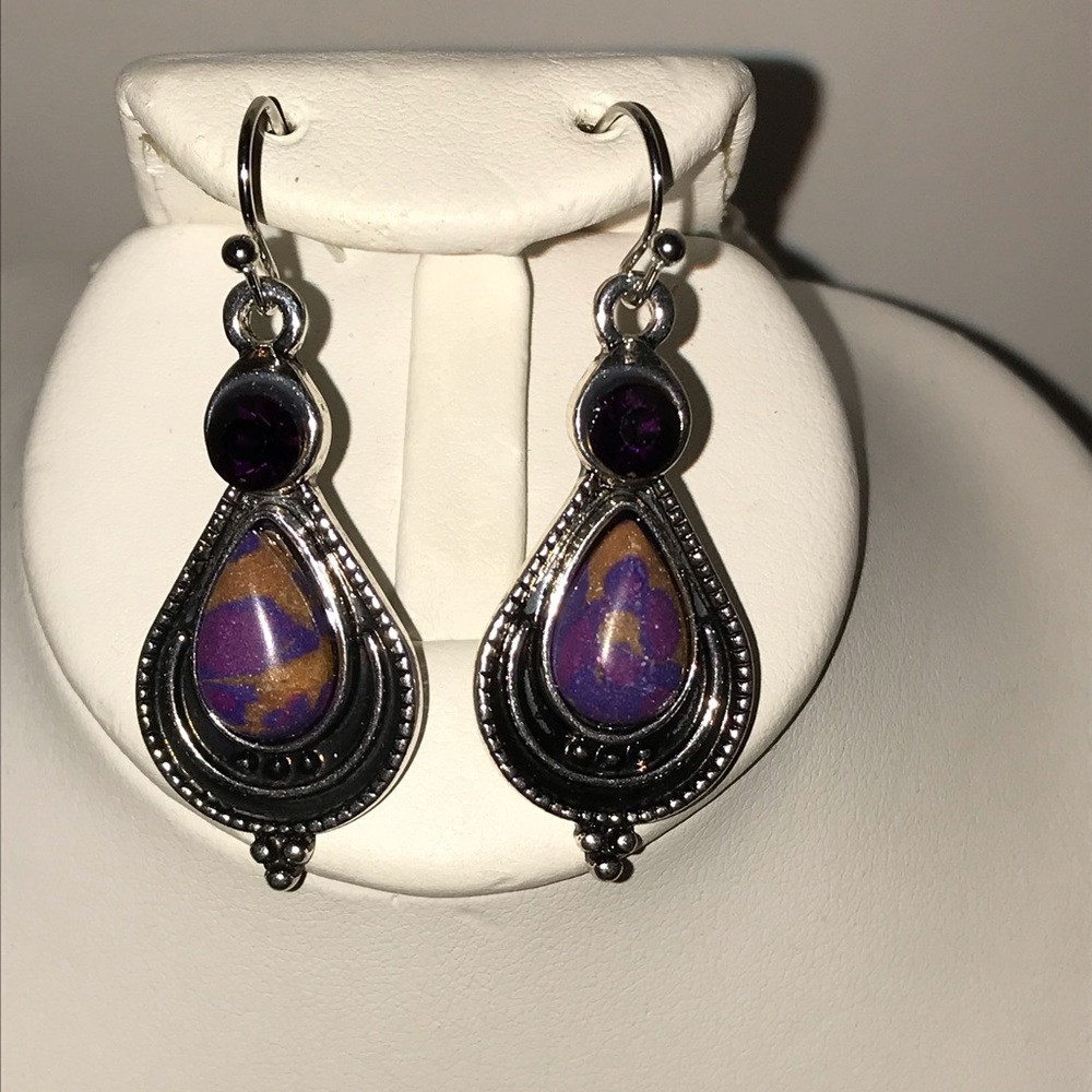 Agate earrings